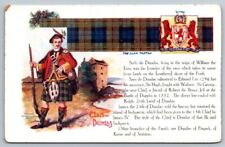 Scotland  Clan Dundas  Clan Tartan  Postcard  c1915 picture