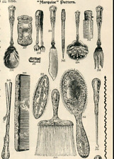1897 Gotham Sterling Curler Pen Spoon Hook Vanity Comb Brush Letter Opener 8234 picture