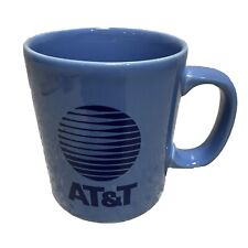 VTG AT&T Telephone Co Logo Mug Cup Blue Staffordshire Kiln Craft England 12 oz picture