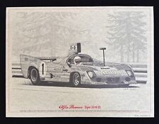 Alfa Romeo Tipo 33 tt 12 1975 1000 KM Spa RaceWin Art Print Derek Bell Pescarolo picture