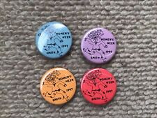 Vintage Smith College Northampton Women’s Week 1997 Buttons Pins Rare picture