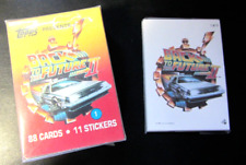 1989 TOPPS BACK TO THE FUTURE II TRADING CARD SET 88 CARDS + 11 STICKERS NM/M picture