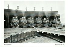 *Postcard-(The Locomotive) Roundhouse