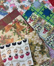 VINTAGE CHRISTMAS WRAPPING PAPER SHEETS picture