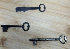 Three Old Metal Skelton Keys picture