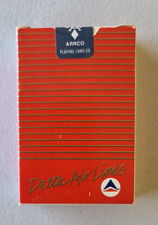 Vintage ARRCO Delta Air Lines Playing Cards Red Box picture