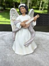 HOMCO #8867-98 ANGEL FIGURINE W/ MANDOLINE PORCELAIN HOME INTERIORS  EUC picture