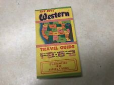 1962 Best Western Travel Guide picture