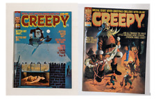 Creepy Magazine #59,68 Bronze Age Horror Comics Evil Santa Clause VFN+ picture