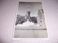 1930s CITIZENS WAR MEMORIAL, CHRISTCHURCH NZ. REAL-PHOTO RPPC POSTCARD picture