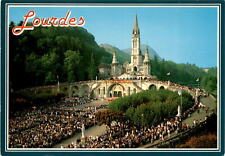 Lourdes, France, pilgrimage site, healing waters, religious Postcard picture