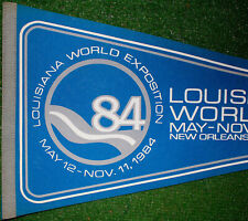 VINTAGE WORLD EXPO PENNANT NEW ORLEANS 1984 LARGE 30