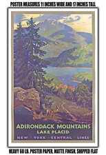 11x17 POSTER - 1935 Adirondack Mountains Lake Placid New York Central Lines picture