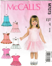 McCall's Sewing Pattern M7073, Child's Ballet inspired Dress, 4-5-6, FF picture