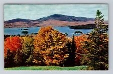 Greenville ME- Maine, Moosehead Lake And Squaw Mountain, Vintage c1959 Postcard picture