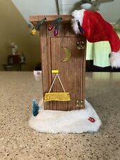 Gemmy Industries Talking Santa In Lighted Outhouse Items Says Several Sayings picture