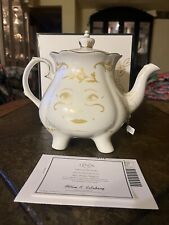 Lenox Disney Mrs. Potts Teapot Figurine Beauty and The Beast 2.5 Qrt  NEW in BOX picture