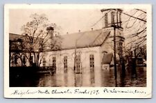 J99/ Portsmouth Ohio RPPC Postcard c1937 Bigelow M.E. Church Flood 374 picture