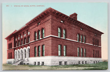 Butte Montana School Of Mines Divided Back Postcard picture