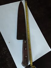 Vintage Dexter 45A10H Carbon Steel 10in Blade Chef Knife picture