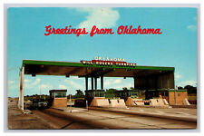 Entrance To Will Rogers Turnpike, Oklahoma OK Postcard picture