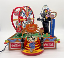 Vintage Enesco Coca-Cola Deluxe Musical Fairground A Thirst For Fun Works picture