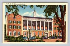 Schenectady NY-New York, Scenic View Y.M.C.A Building, Antique Vintage Postcard picture