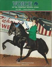 Voice of Tennessee Walking Horse Magazine June 1989 Gold Coins Black Gold Cover picture