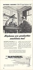 1955 NATIONAL AIRLINES Douglas DC-7 PRINT AD airways advert picture