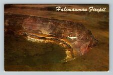 Hawaii HI-Hawaii, Halemaumau Firepit, Kilauea Volcano, Vintage Postcard picture