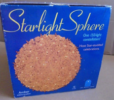 Bethlehem Starlight Sphere 150-Light Christmas Celestial Constellation Amber picture