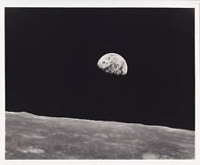Nasa earthrising photo Apollo 8 photo, rare space photo Earth Rising original picture