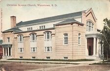 Christian Science Church Watertown South Dakota SD c1910 Postcard picture