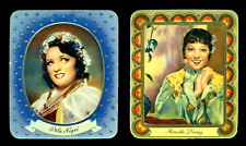 1936 MONETTE DINAY & POLA NEGRI 2 AURELIA SULTAN CARD LUXUSBILD SERIE No. 92, 93 picture