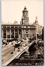 Shanghai China Postcard The Post Office c1940's Unposted RPPC Photo picture