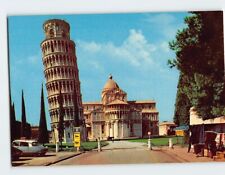 Postcard Leaning Tower and Apse of the Duomo Pisa Italy picture
