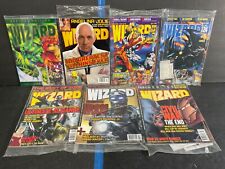 WIZARD  COMIC MAGAZINE LOT 7 FACTORY SEALED BAG NM/MT WITH ALL EXCLUSIVE CARDS picture