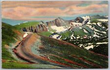 Vtg Colorado CO Rocky Mountain National Park Trail Ridge Road 1930s Postcard picture