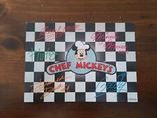Disney World ContemporaryResort Chef Mickey’s Character Meal Autograph Card picture