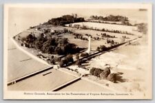 Jamestown VA RPPC Historic Grounds Assoc Preservation Antiquities Postcard Q23 picture