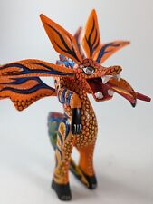 Handmade Mythical Dragon Alebrije Oaxacan Wood Carving Mexican Folk Art picture
