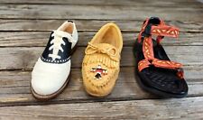 3 miniature JUST THE RIGHT SHOES  Brave Warrior, Bobbie Soxer, and Expedition picture