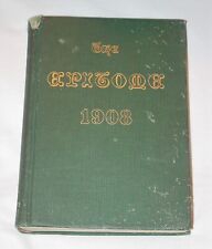 RARE ANTIQUE 1908 LEHIGH UINVERSITY EPITOME YEARBOOK - ANDREW CARNEGIE picture