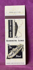 Matchbook Cover Corn Belt Bank Bloomington Illinois picture