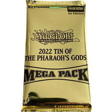 YuGiOh 2022 Tin of The Pharaoh's Gods SEALED Mega Booster Pack picture