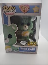 Funko Pop Care Bears 40th Green Wish Bear Diamond Hot Topic #1207  picture