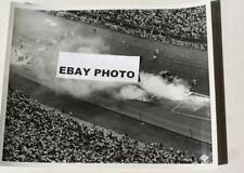 Indianapolis 500 Black White Photo May 30th 1964 Indy 500 Car Wreck Photo ---- picture