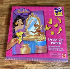 Vintage Aladdin 35 Piece Dress Up Puzzle Missing Plastic Hat 1997 Mattel picture
