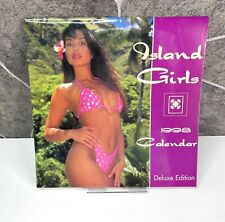 Vintage 1998 Hawaiian “ISLAND GIRLS” Bikini Calendar Hawaii Aloha Pin-Up picture