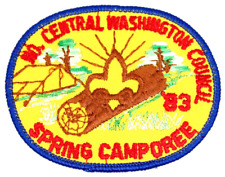 1983 Spring Camporee North Central Washington Council Patch Boy Scouts BSA WA picture